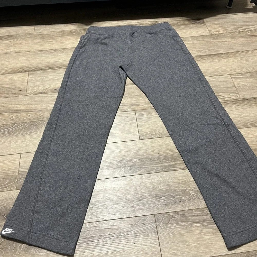 Nike Sportswear Club Fleece Gray Sweatshirt‎ & Pants Set Size M 8-10 Y2K
